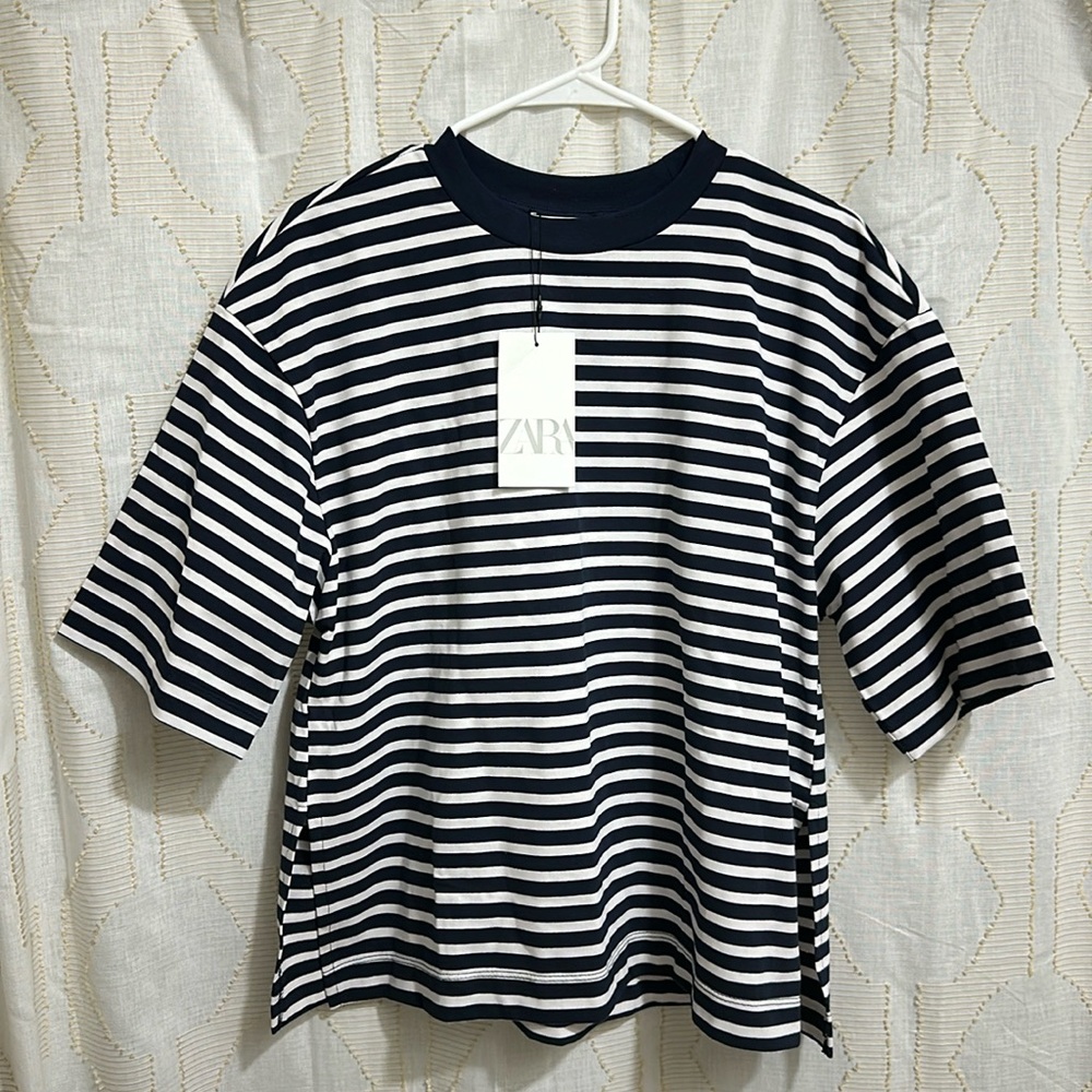 ZARA WOMEN’S STRIPED TEE